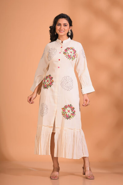 Kora Embroidery Gown