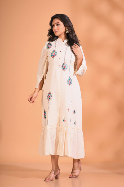 Kora Embroidery Gown