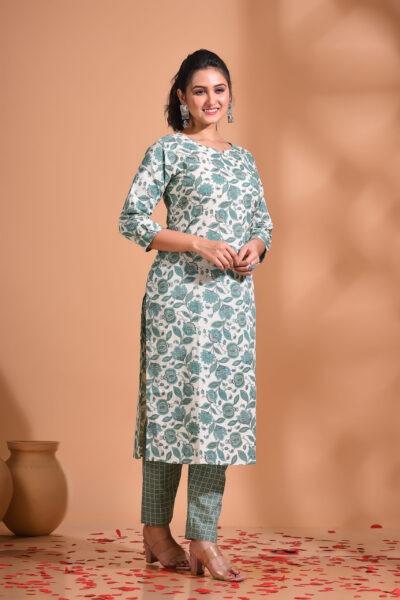 2pc Cotton Kurti Set