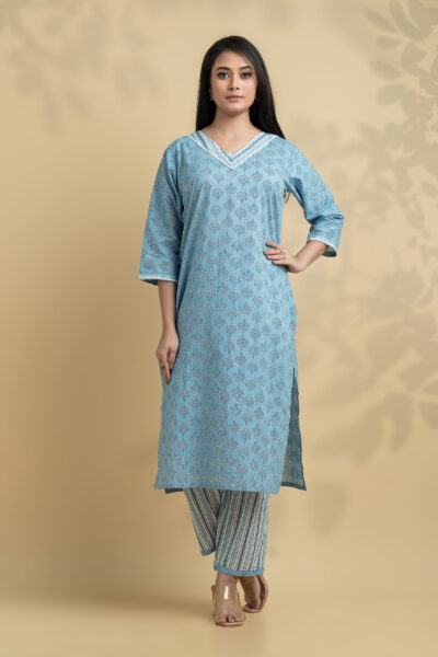 2PC COTTON KURTI SET