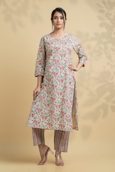 2PC COTTON KURTI SET